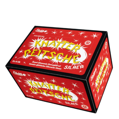 Funke Knatter-Peitsche Silber