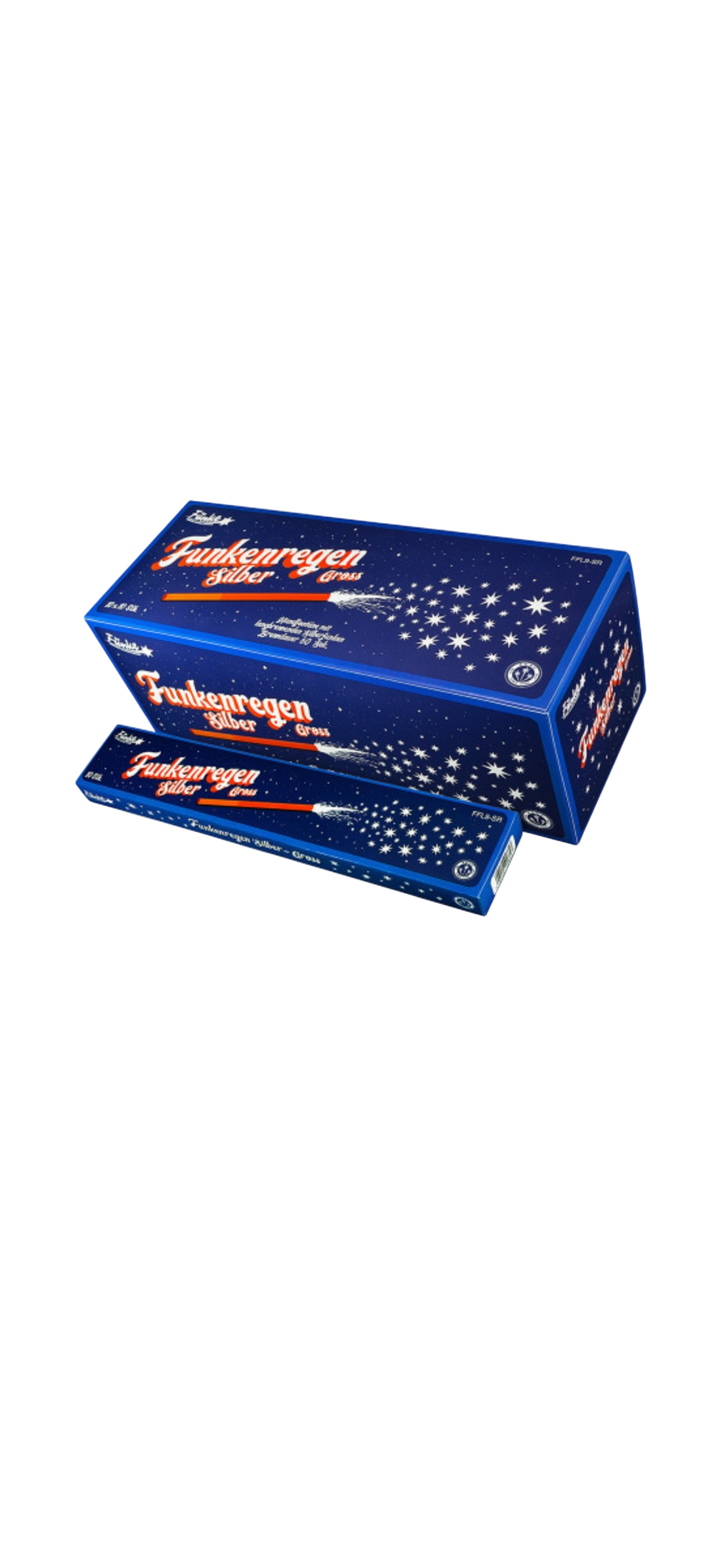 Funke Funkenregen Silber gross